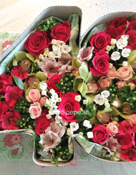 Flower Box compleanno o anniversario 